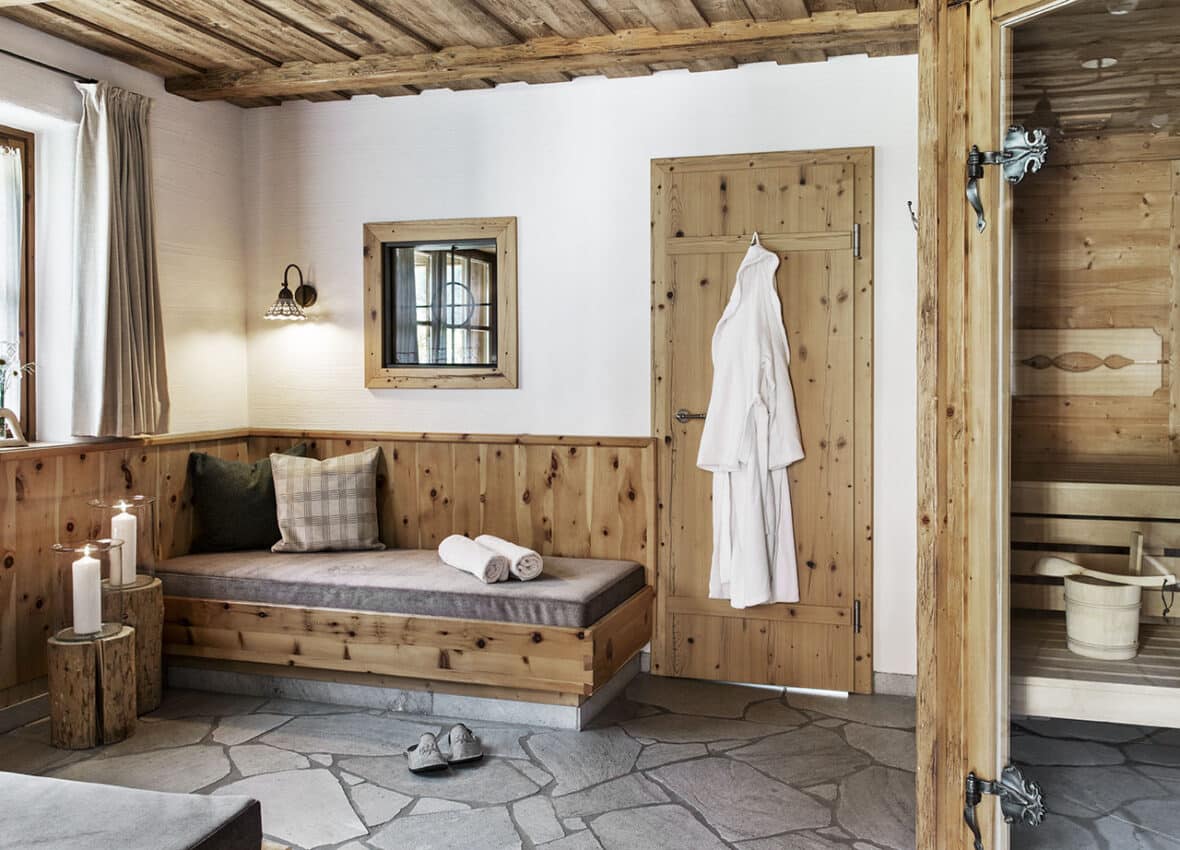 Eigene Sauna im Chalet Eigene Sauna im Chalet