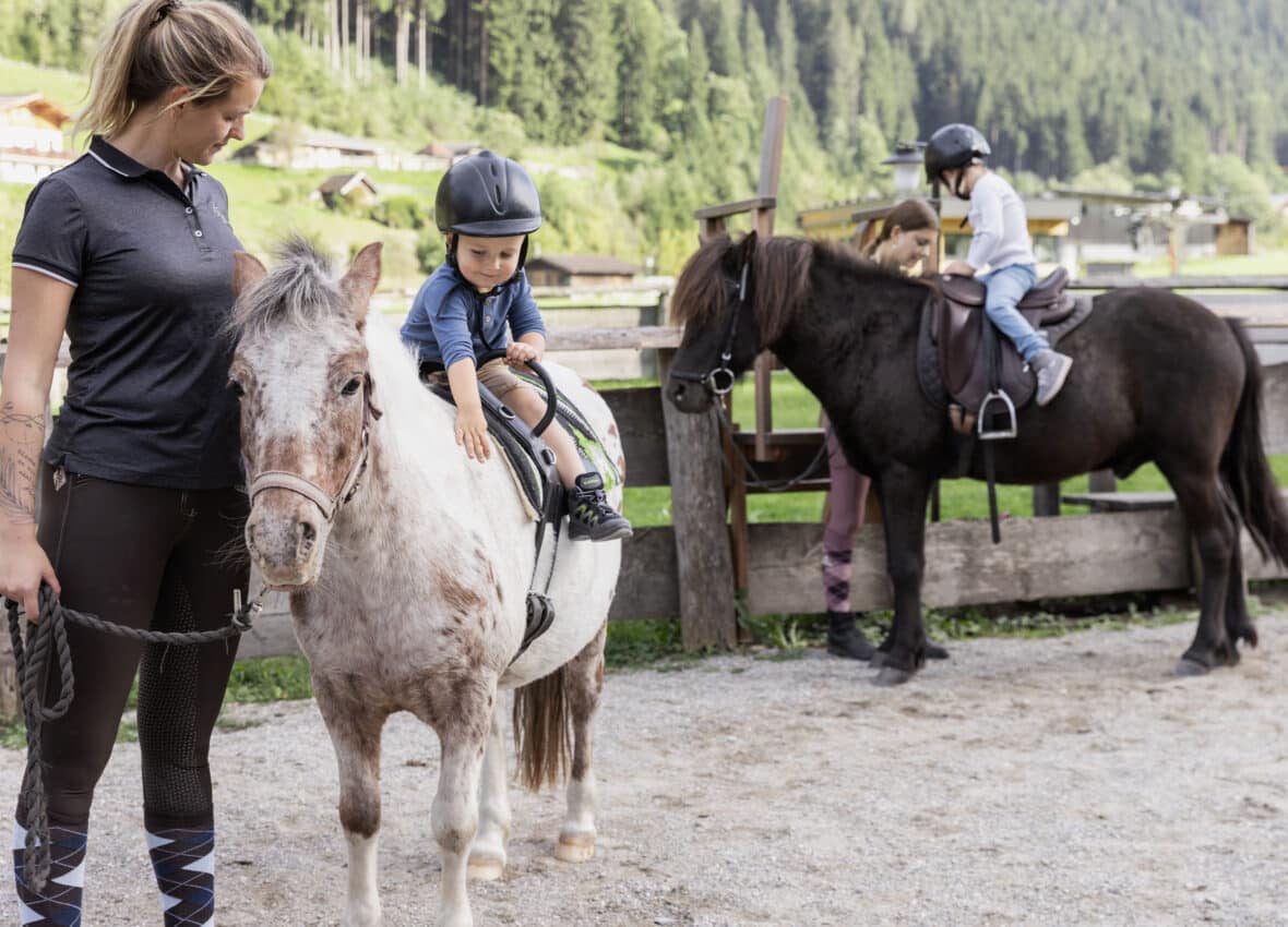 Ponyreiten mit den Kleinen Ponyreiten mit den Kleinen